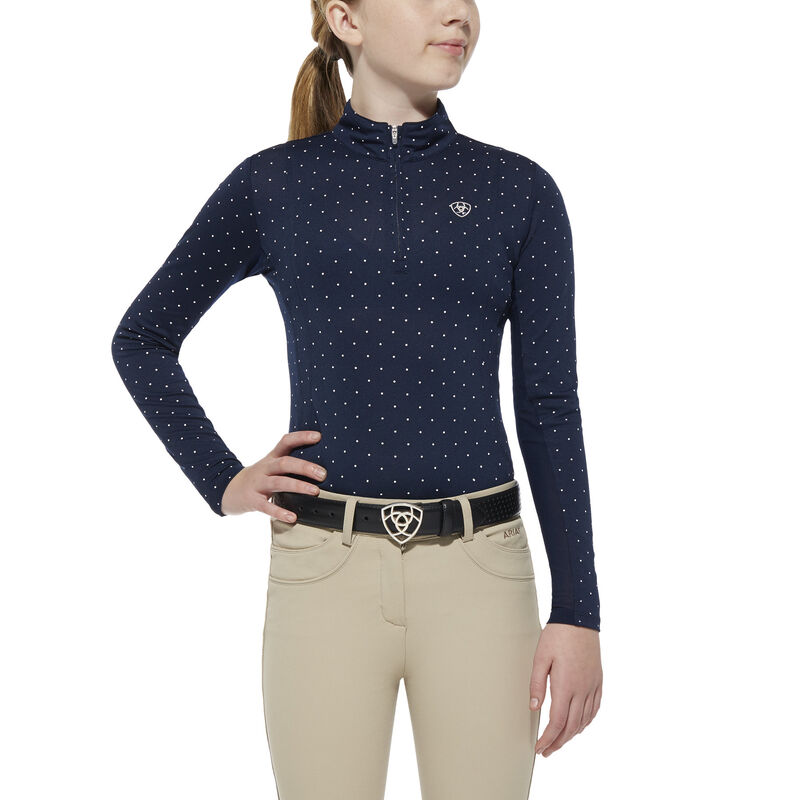 Ariat Sunstopper - Base Layer Donkerblauw Kinderen - 33433-345